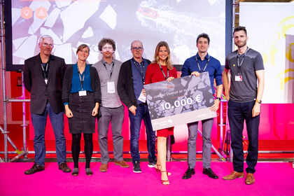 Die Finalist*innen des CONTENTshift-Accelerators 2019 auf der Frankfurter Buchmesse