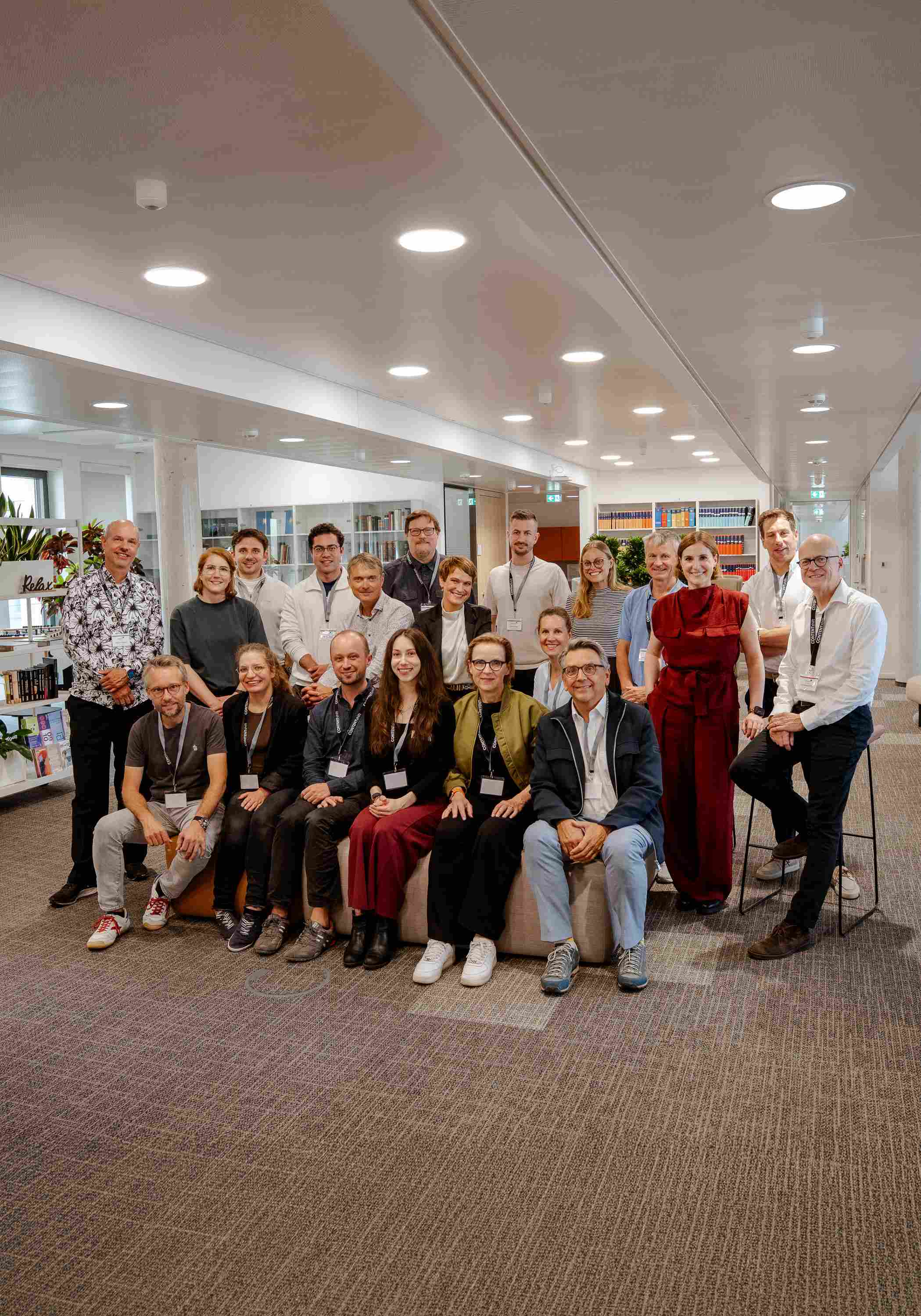 Die Teilnehmer*innen und die Jury des Innovationsprogramms CONTENTshift trafen sich am 15.-17. September 2026 bei Springer Nature in Heidelberg zum Co-Creation Workshop © Dominik Böhm