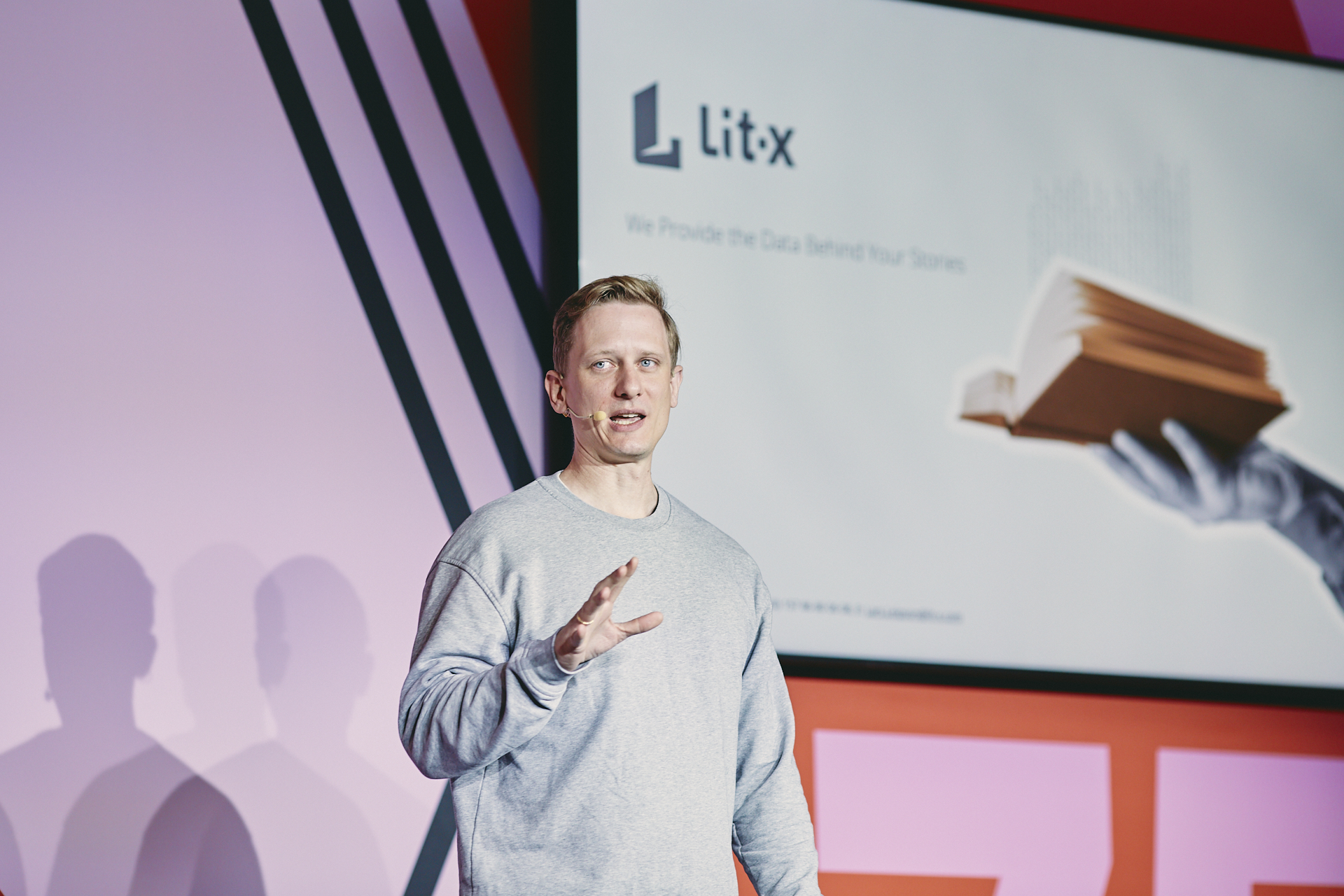 Lars Leipson beim Pitch (Lit-X)